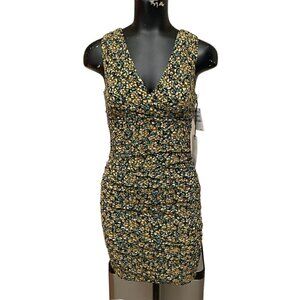 NEW Leith Black Mini Blossom Dress Size XXS